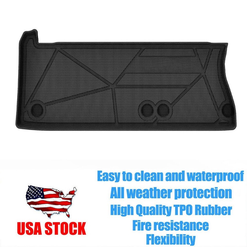 Rear Cargo Trunk Liner Floor Cover Carpet Black fit for 20212023