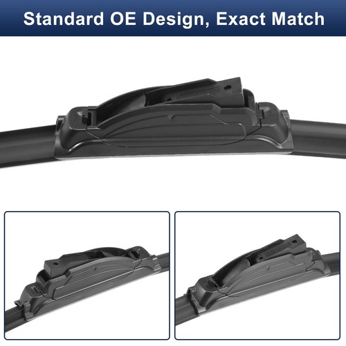 X AUTOHAUX 2pcs 26"+18" Silicone Front Windshield Wiper Blade for Kia Telluri... - Picture 5 of 7