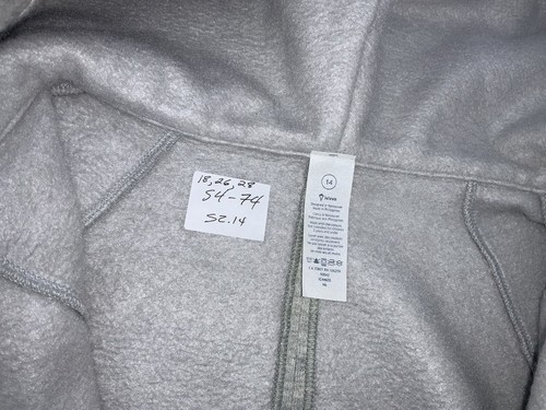 Ivivva Hooded Full Zip Yoga Jacket Sz 14 Girls Gray Cotton Polyester YGI S4-74 - Picture 11 of 11