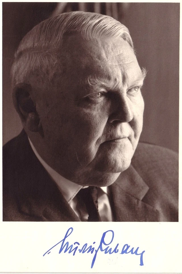 Ludwig Erhard ++Autogramm++ ++2. Bundeskanzler++ - Bild 1 von 1