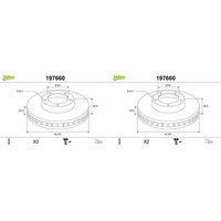 2X Valeo Bremsscheiben 276Mm BelÜFtet Vorne Passend FüR Audi A3 Seat Leon Skoda