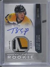 2012-13 Upper Deck The Cup Rookie 243/249 Torey Krug #93 Patch Auto 0c3