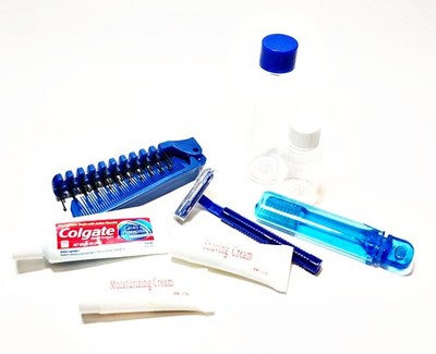 Allary Home, Office & Travel Persönliches Hygiene-Kit, Blau