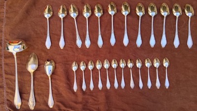 Besteckservice WELLNER PATENT 90 & VALSODO versilbert 114 Teile komplett Vintage Ra