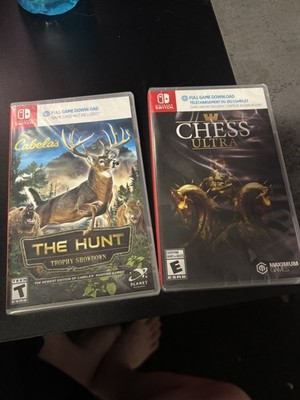 Switch chess ultra + Cabelas the hunt  + NUBWO G06 2.4G Wireless Gaming Headset 