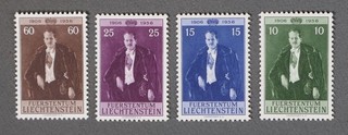 Mayfairstamps Liechtenstein 1956 303 306 King Anniversary Stamps ccb_17769