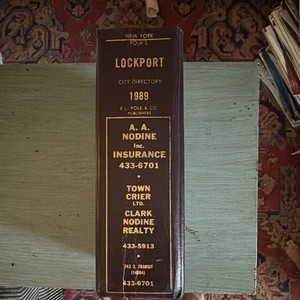 R.L. Polk & Co. (Polk’s) 1989 Lockport, New York — City Directory