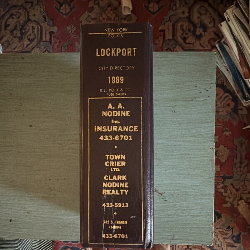R.L. Polk & Co. (Polk’s) 1989 Lockport, New York — City Directory