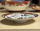 KUTANI Multicolor Porcelain Plate / Shallow Dish, Round.   6”Round … 1.5”deep — photo 2
