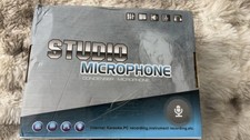 Condenser Microphone with V8S Sound Card, USB Wired, Sound Effect Buttons