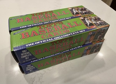 1987 Topps Baseball Factory Sealed Complete Set (792) Cards Bonds Jackson RC