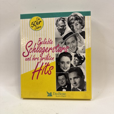 Langspielplatten Box - Beliebte Schlagerstars und ihre größten Hits -  Die 50er