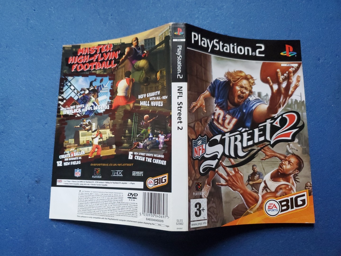 Ps2 Playstation 2 Jaquette Cover Nfl Street 2