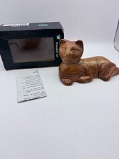 Wooden Sitting Cat 3D Puzzle - Wit Crafts Wooden Art