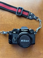 Nikon FG 35mm Film Camera w/ Lenses Bundle AS-IS Parts Repair Vintage