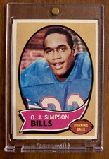 1970 Topps - O.J. Simpson #90 Rookie RC Bills HOF NM Super Sharp