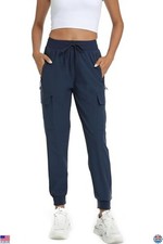 Women's Lightweight Cargo Pants - Quick-Dry, Water-Resistant Hiking Trousers
