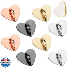 8 Pcs Cell Phone Finger Ring Heart Phone Grip Metal Cell Phone Charm Finger R