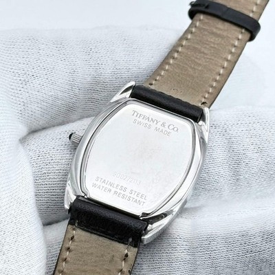 Tiffany Classic Tonneau Watch Small Seconds Quartz Ladies Working