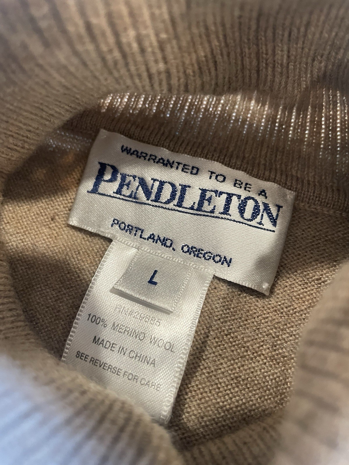 Pendleton Women’s Wool Turtleneck - image 2