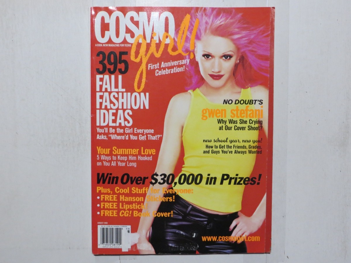 COSMO GIRL magazine August 2000 Gwen Stefani, Destiny's Child