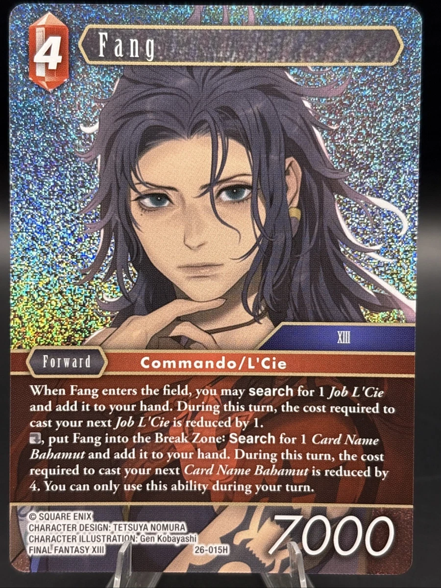 Square Enix Individual Collectible Card Game Cards in English for