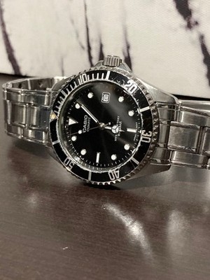 カシオ MTD-1043 ダイバーズ　腕時計 Clean Vintage Casio Mtd-1043 Submariner 100m Quartz Diver Watch
