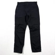 Topo Designs Pants Mens 32 Global Pant Hiking Utility Cotton Nylon Black 32x28