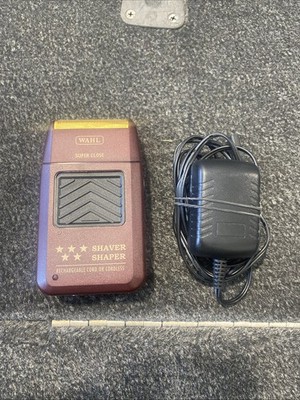 Wahl 5 Star Shaver Shaper Model 7388 Cordless Electric Shaver Razor With Charger
