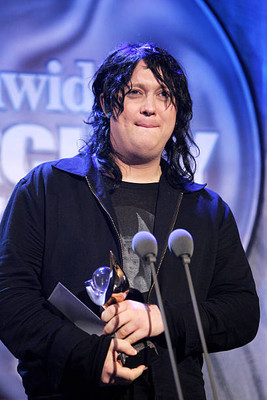 Antony Hegarty of Antony The Johnsons accepts with the award for a- Old Photo 10