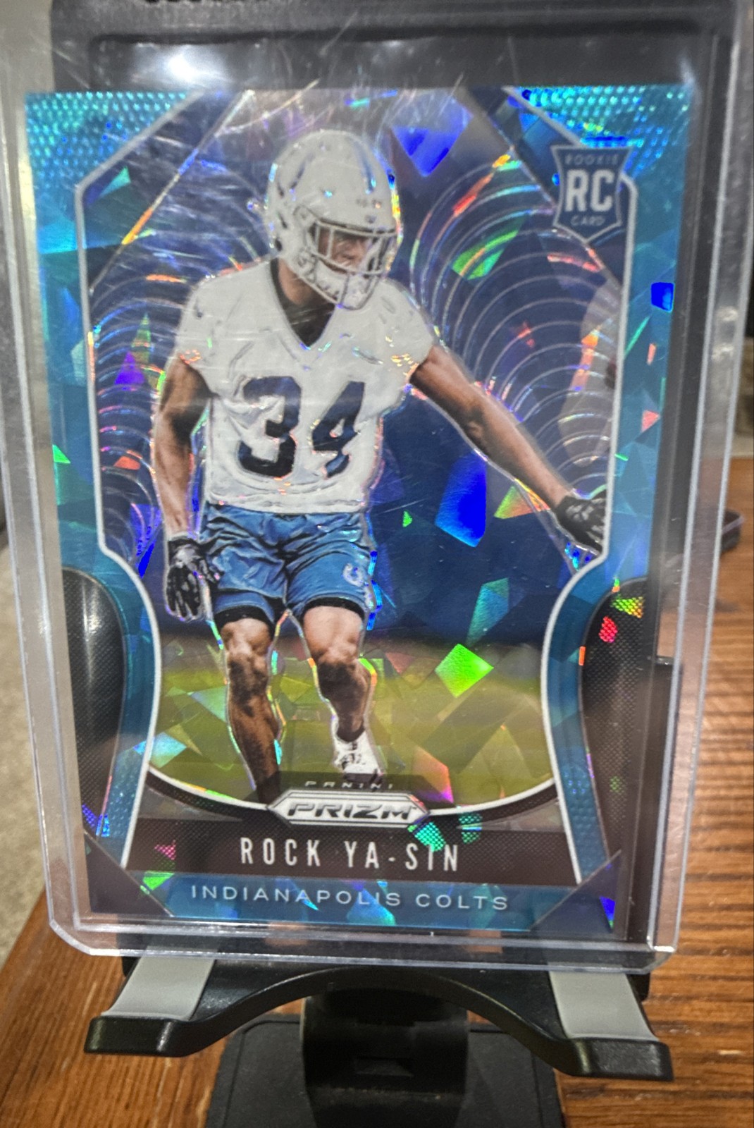 Rock Ya-Sin Panini Prizm #388 Blue Ice