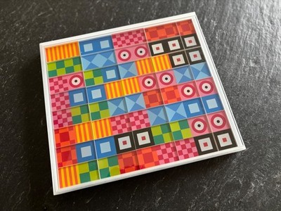 Dominospiel/Designobjekt aus Acrylglas von ''Remember''. Gebraucht, guter Zustand