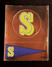Vintage 1988 Seattle Mariners Team Logo / Pennant Sticker