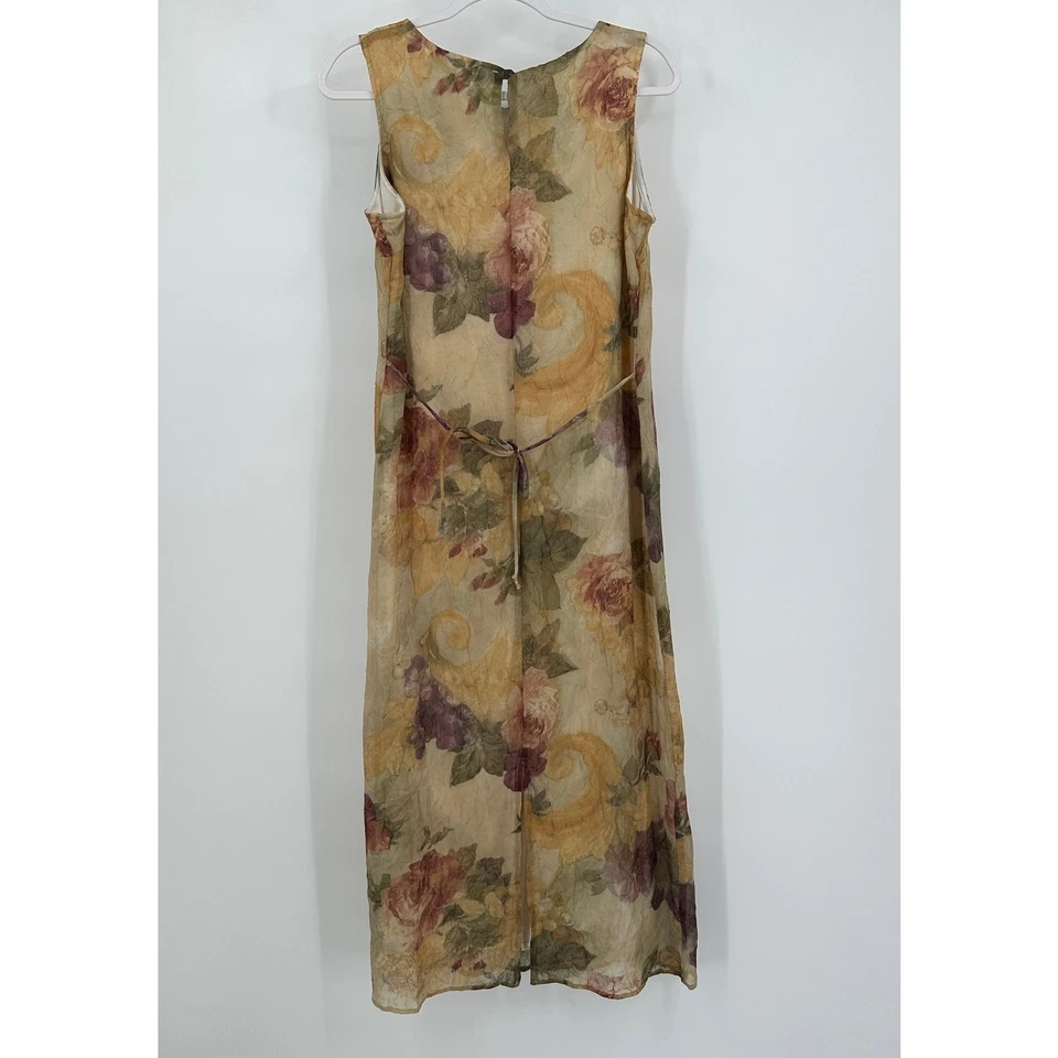 Maxi Vestido Floral Christy Lyn Para Mujer Talla 9/10 Y2K Hada Etéreo Cottagecore Foto 2 de 4