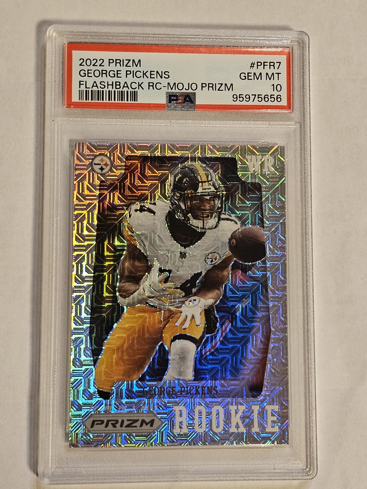 George Pickens Panini Prizm Prizm Flashback Rookie #PFR7 Mojo Prizm