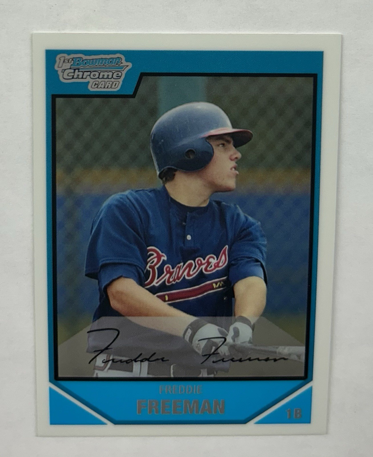 2007 Bowman Chrome #BDPP12 Freddie Freeman Chrome Prospects 1ST