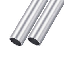 2PCS 6063 Aluminum Round Tube, 30mm OD, 26mm ID, 200mm L, DIY Handicraft,Machine