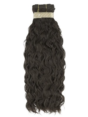 Bohyme French Refined Machine-Tied Weft Human Hair 14'' Color 1B