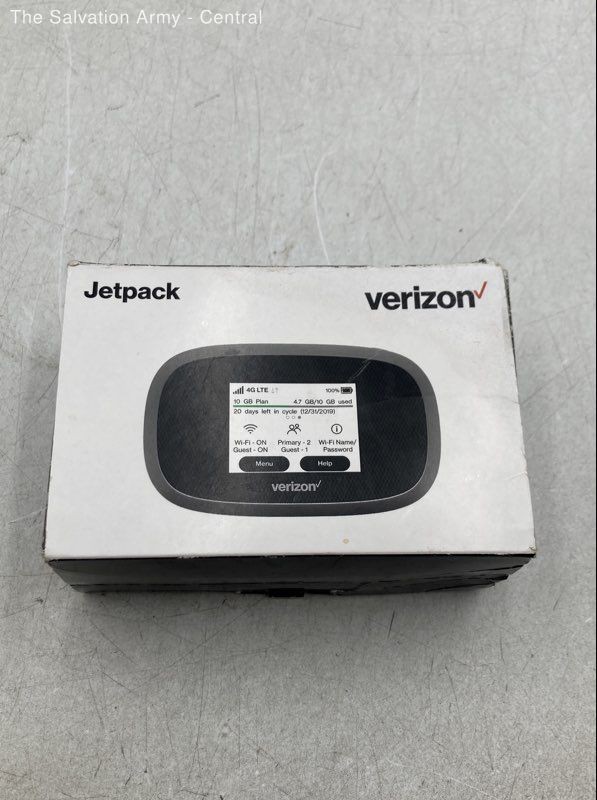 Verizon Jetpack Mobile Hotspot Wi Fi 4G Wireless Router w/Box Charger USB Cable