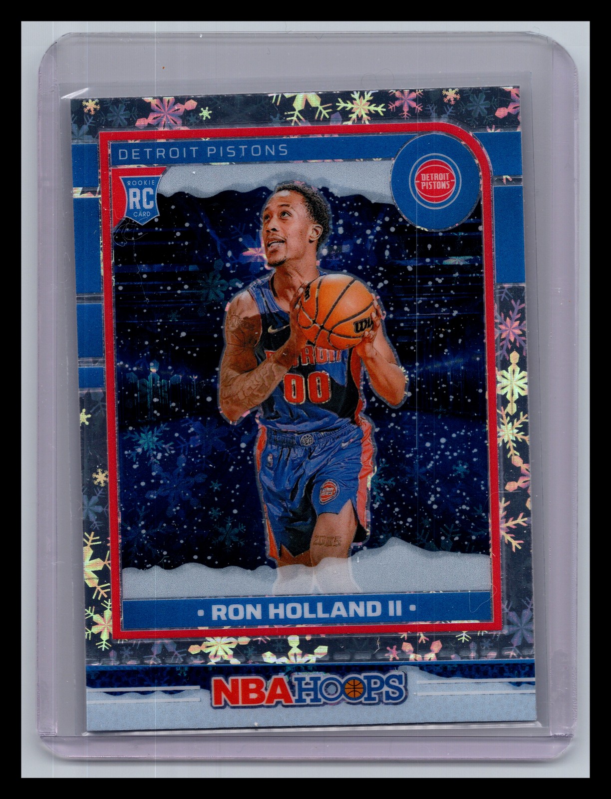 Ron Holland II Rookie Detroit Pistons #235 2024-25 Hoops Winter Prizms Premium