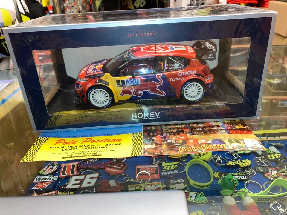 NOREV 1:18 CITROEN C3 WRC RALLY TOUR DE CORSE 2019 OGIER - INGRASSIA SHIP. WORLD - Immagine 2 di 4
