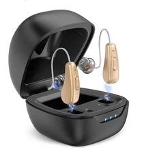 NVBOTY Hearing Aids for Seniors Rechargeable Noise Cancelling, Hearing Amplifier