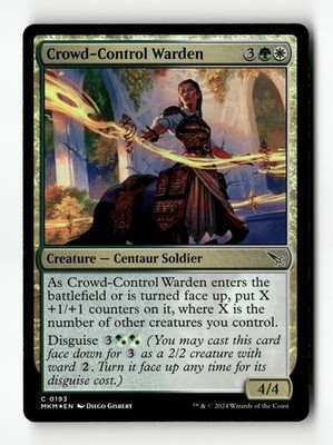 Crowd-Control Warden C Foil - Murders at Karlov Manor 193 HP MTG