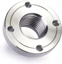 2" Wood Lathe Steel Faceplate Chucks, 1”-8TPI Thread Woodworking Accessories Too