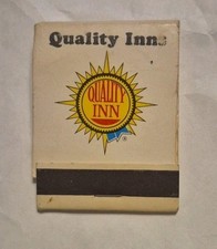 Vintage Matchbook Quality Inns OAK PARK MOTEL Brunswick Georgia Unstruck Full