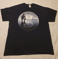 Garth Brooks World Tour 2014-15 Size XL T Shirt VG-VG Cond. INV BK-83