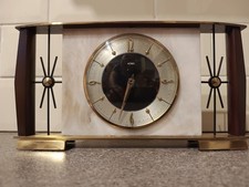 Metamec Vintage  Retro 60s Clock In working order sunburst German Quartz VGC