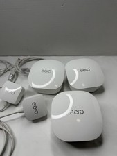 Amazon eero Dual-Band Mesh Wi-Fi 5 System - 3 Pack Model J010001 W/2 Cords