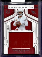2024 Panini National Treasures #FF-KMY Kyler Murray Framed Fabric #/49