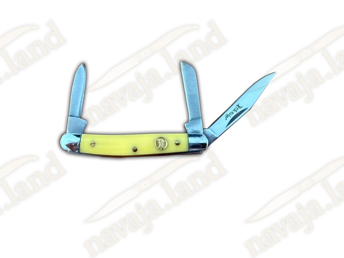 Elk Ridge ER-323SY Gentleman's Stockman Folding Knife – Yellow